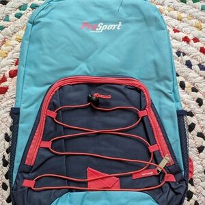 Teal and Navy Women's Backpack